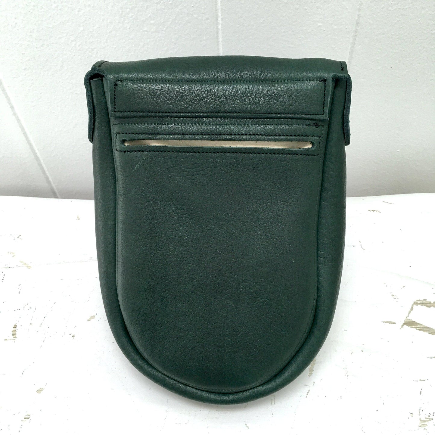 Ginger Crossbody Handbag in Green Bullhide