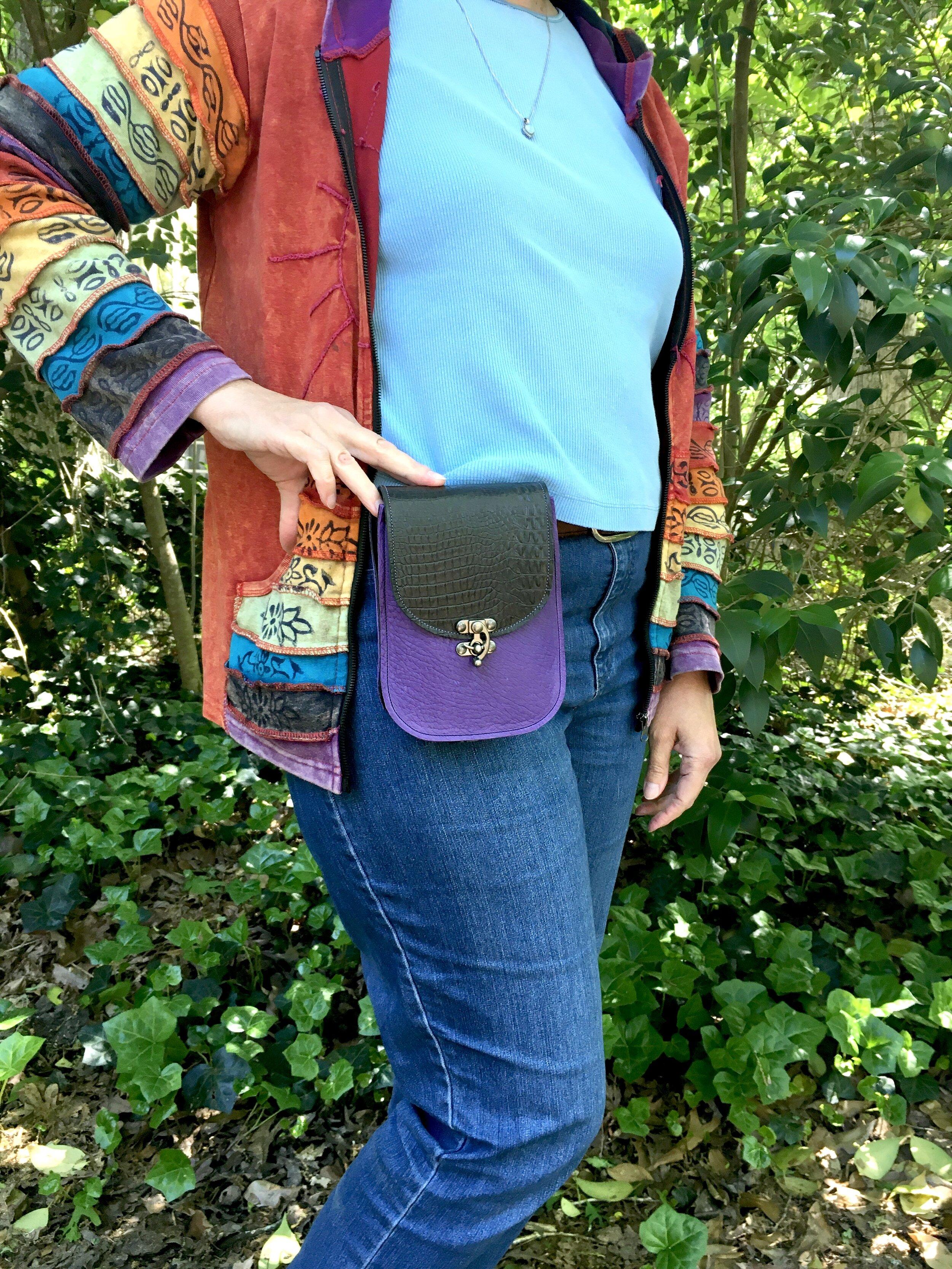 Violet convertible clearance crossbody belt bag